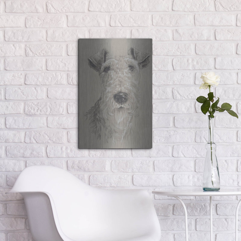 «Wire Fox Terrier» par Barbara Keith, H 24 po x l 16 po
