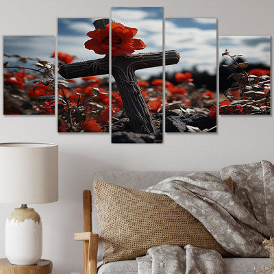 Reproduction d'art sur toile - 5 panneaux