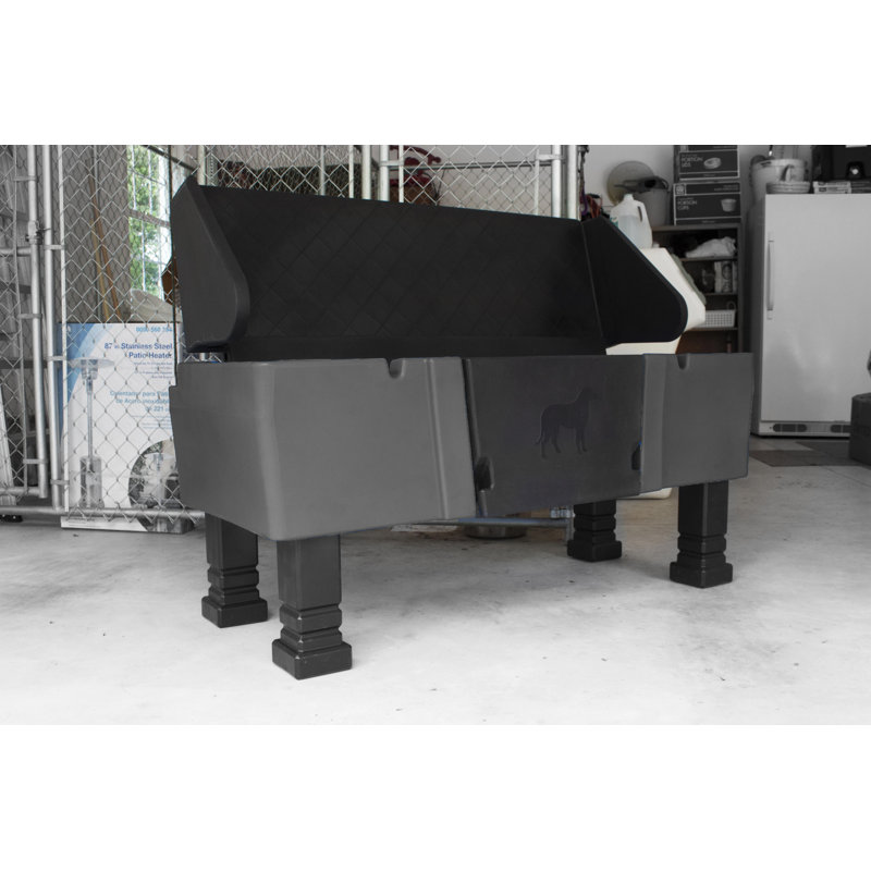 Baignoire pour animaux de compagnie Groom Pro, Granite noir