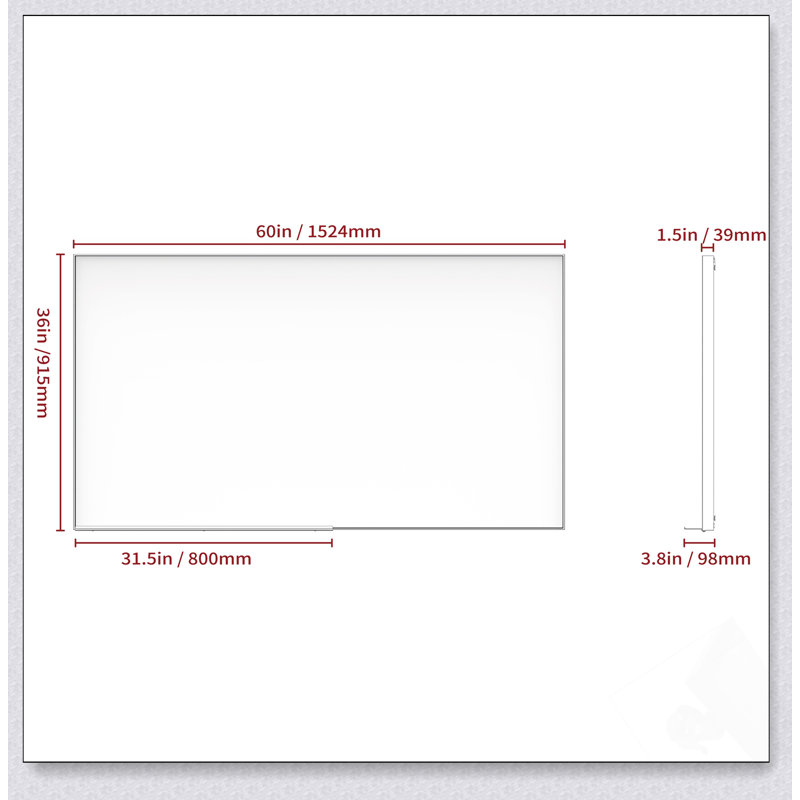 Miroir de salle de bain rectangulaire surdimensionné moderne avec cadre, grand miroir mural pour diverses pièces, durable et polyvalent