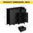35.4"W*31.1"H Multifunctional Storage Cabinet With Drawers & Adjustable Shelves, White-1510090913