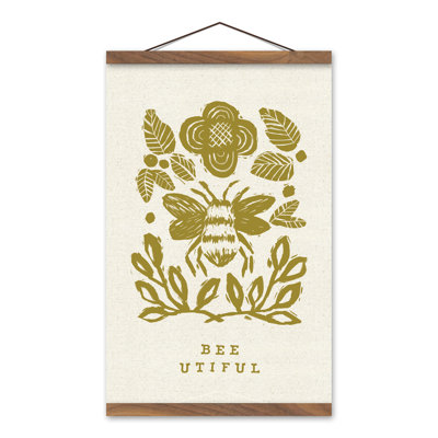 «Beautiful Bee», peinture sur toile sans cadre