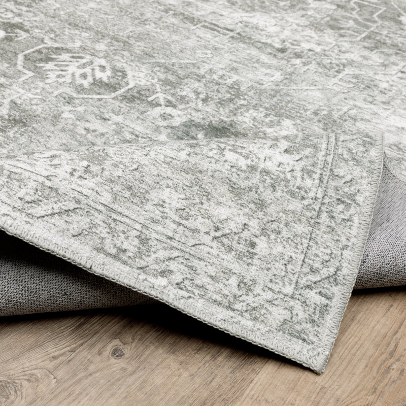 Matranga Machine Washable Area Rug Mat, Rectangle 7'6" x 10'