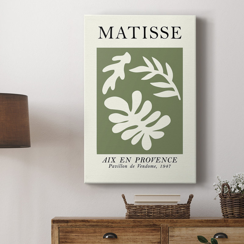 Matisse CCLxxix, reproduction d'art encadrée, H 18 po x l 12 po