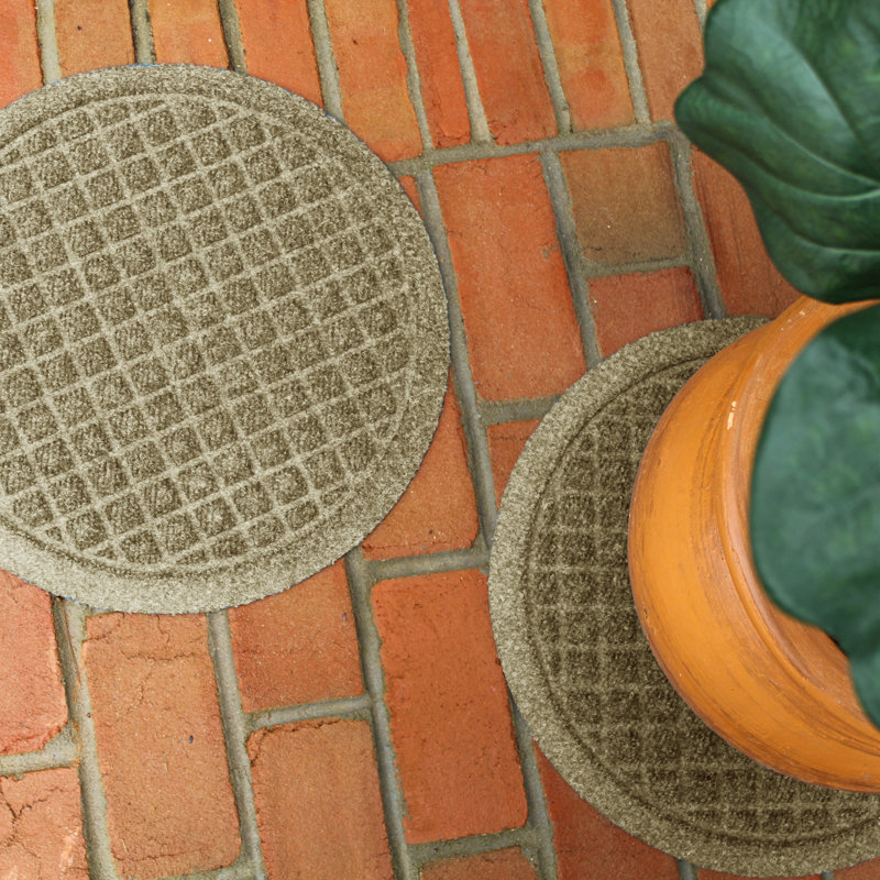 Ensemble de sous-pieds pour plantes d'intérieur / d'extérieur 17 po WaterHog® Squares, Chameau