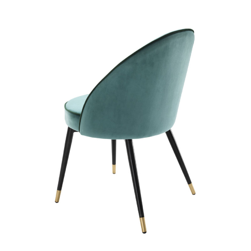 Upholstered Dining Chair, Turquoise