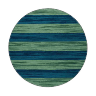 Tapis intérieur / extérieur vert HorizontalStripes