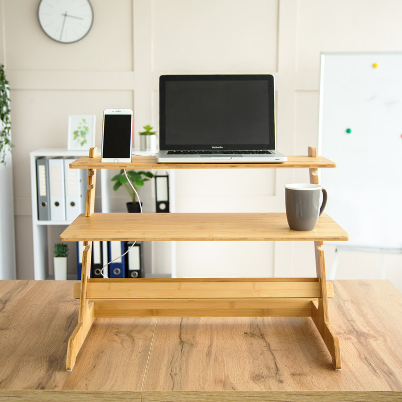 Adjustable Height Standing Desk Converter