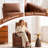 30.7" W Mid-Century Modern Recliner Chair in Faux Leather with Footrest-Brown-642562913
