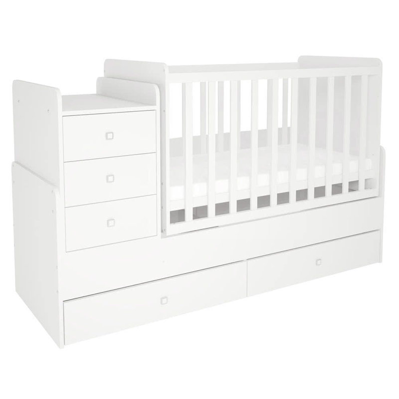Damari Cot Bed, White