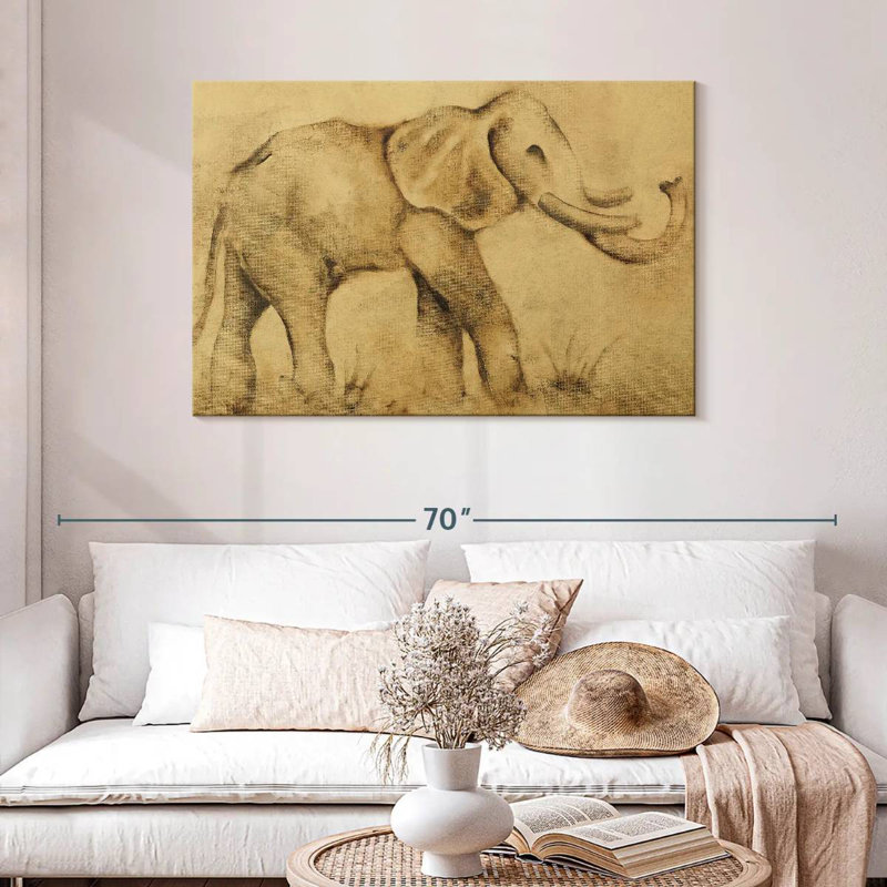 Global Elephant Light, 30" H x 45" W