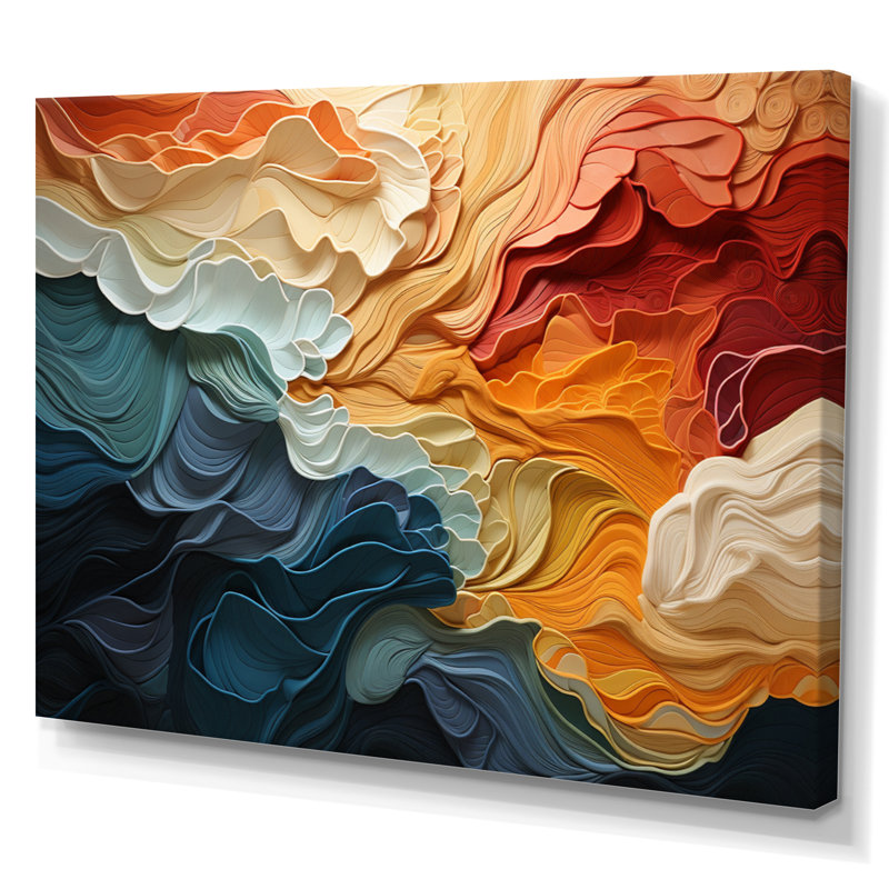 Biomorphism Forms V On Canvas Print, Wrapped Canvas, 24" H x 32" W x 1" D