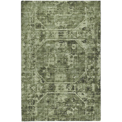 Premium Machine Washable Dream Shag ADS41 Tribal Medallion Rug