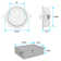 4" Ultra Slim New Construction IC LED Canless Recessed Lighting Kit
