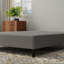 Sommier tapissier simple très grand pour étudiant de 15 po de hauteur, noir et gris-540210167