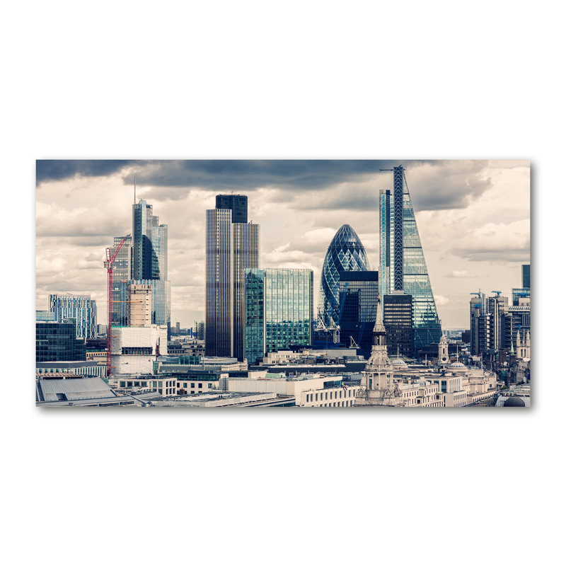 Skyscrapers - Wrapped Canvas Print