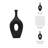 Vannorman Ceramic Sculptural Cut-Out Table Vase -164120120-164120126