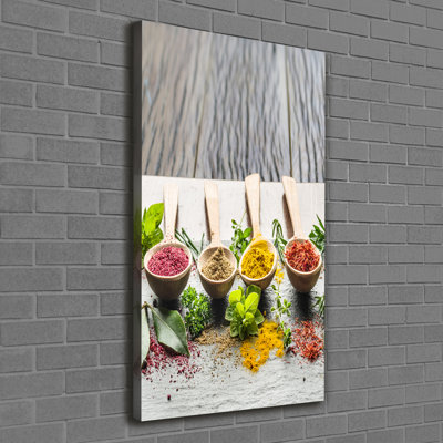 Spices - Wrapped Canvas Print
