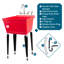 Évier à lessive sur pied avec robinet L 23,5 po x l 22,875 po-60084968