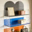 Heart-shaped Acrylic Sturdy Bookcase-1167658880