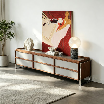 Italian Light Luxury and Fashionable TV Cabinet