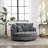 Upholstered Slipcovered Barrel Chair-843196836