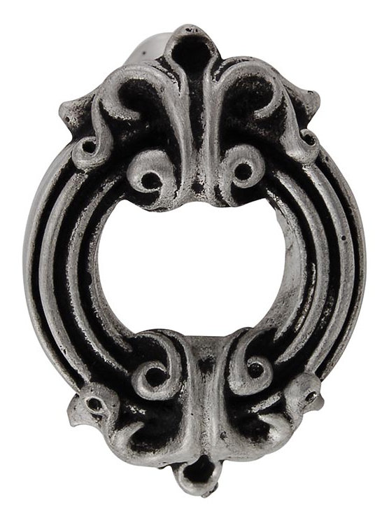 Sforza Novelty Knob, Antique Nickel, 1.75" H x 1.25" W x 1.125" D