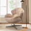 Fauteuil d'appoint pivotant en chenille