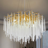 Icicle Modern Crystal Tree Branch Chandelier