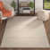 Modern Solid Hand-Made Hand-Woven Wool/Cotton Area Rug