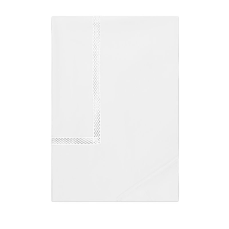 Ritz Standard Cotton Duvet Cover, California King Duvet Cover, White