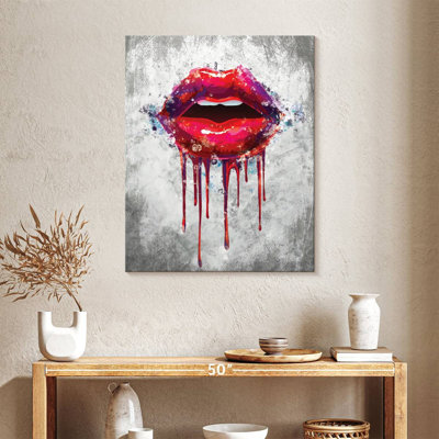 Goutte à peinture Lips