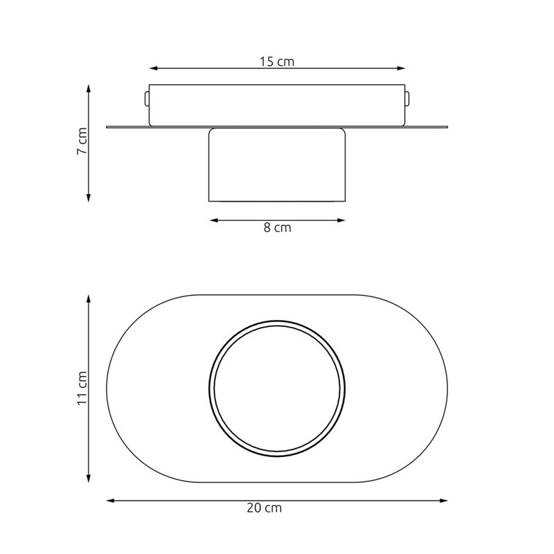 Sakaye Flush Mount, Matte Black