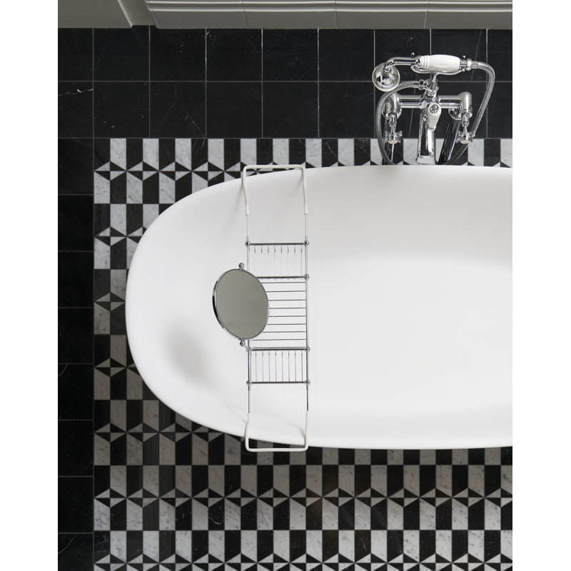 Dove 67.12'' L Freestanding Soaking Bathtub