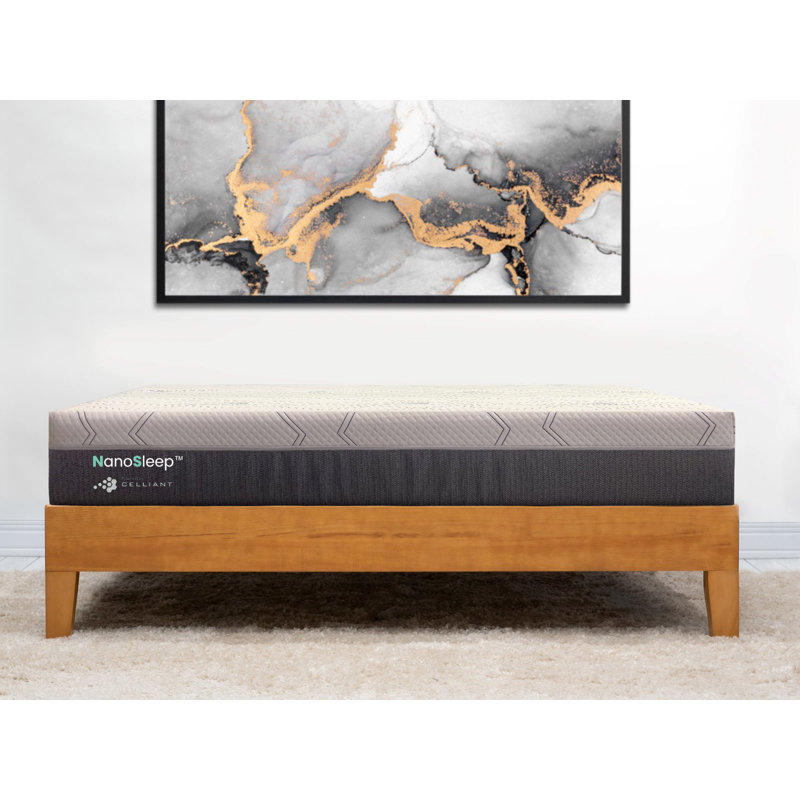 Matelas en mousse viscoélastique imprégnée de gel de taille moyenne 10 po NSC, Double