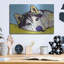 «Siberian Husky 2» par Dean Russo - peinture sur métal sans cadre-1857898310