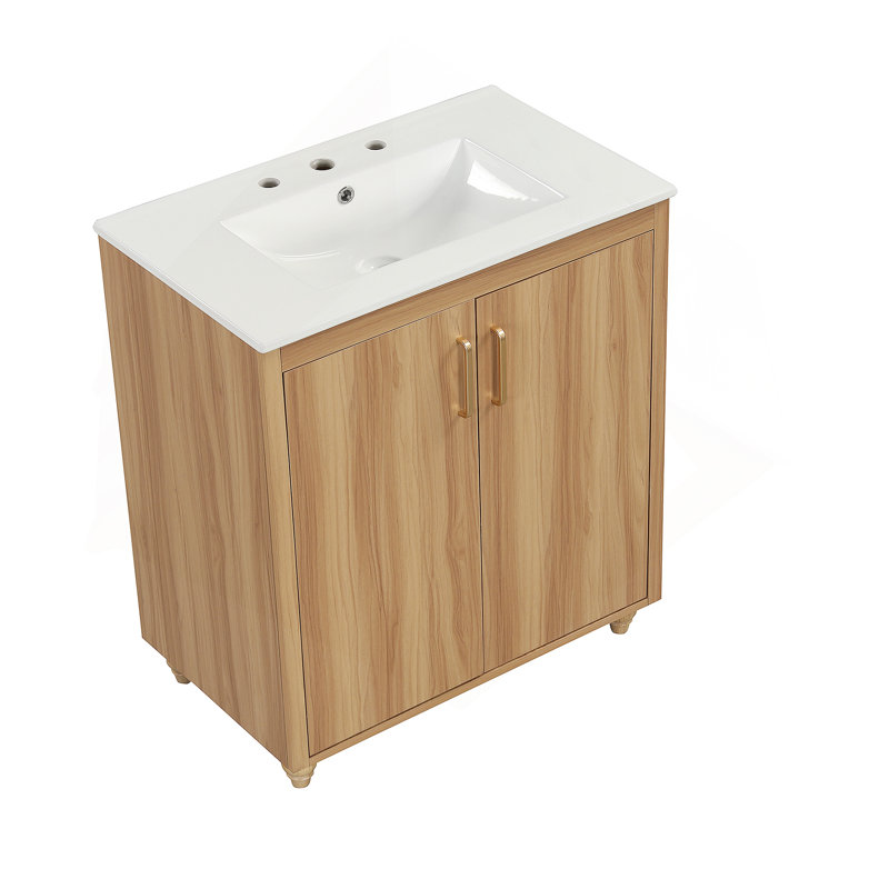 Meuble-lavabo multifonctionnel 30 po avec lavabo et meuble-lavabo 30 po