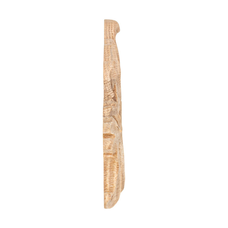 Décoration décorative en résine 18,25 po x 3,87 po, Chêne rouge