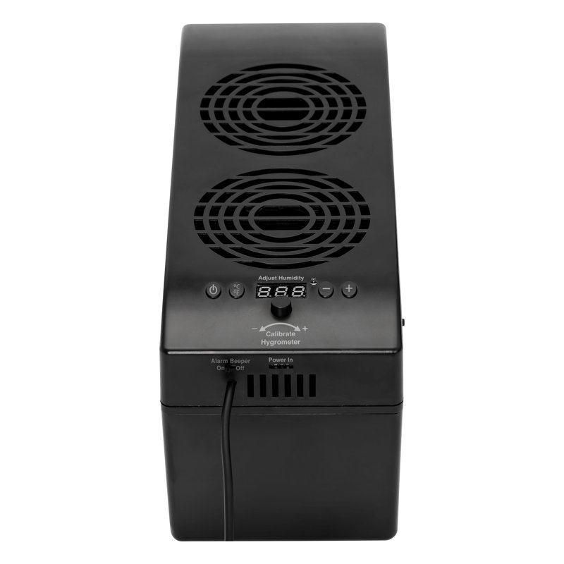 Humidificateur à cigares électronique avec affichage DEL Commercial Series - noir