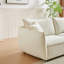 Spacieux salon modulaire, tissus hauts, coussins supplémentaires, structure en bois, assise relaxante luxueuse, revêtement, rembourrage épais, structure stable-102412370