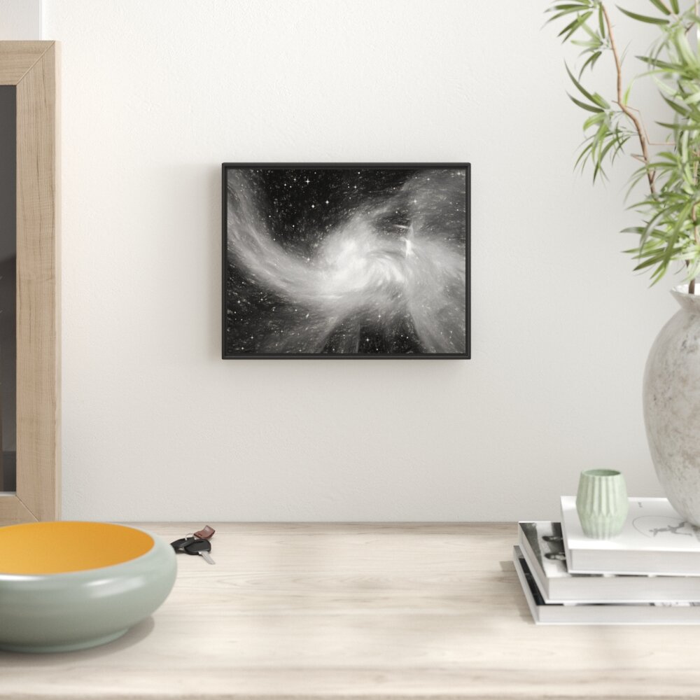 Gerahmtes Wandbild Sterne Galaxie