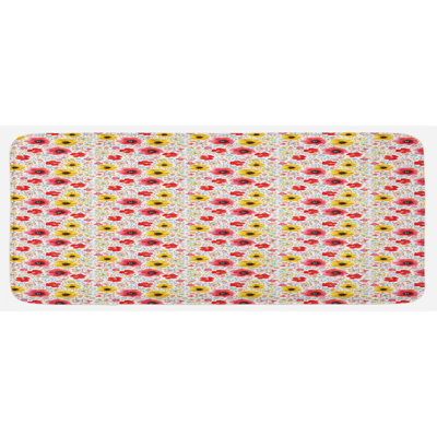 Tapis de cuisine aquarelle