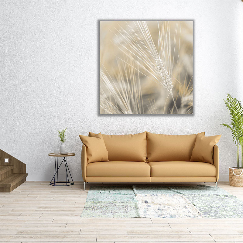 Wheat Close-up - Canvas Print Wall Art, 40" H x 40" W