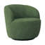 Fauteuil d'appoint pivotant 27,5 po en chenille moderne avec dossier ergonomique-2146534177
