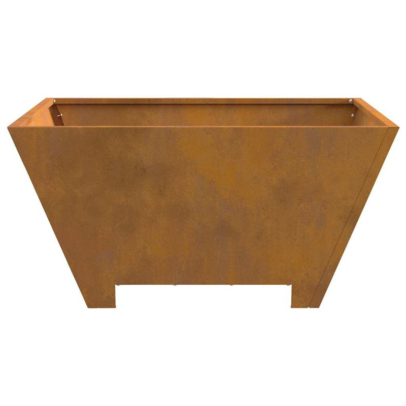 Outdoor Fire Pit for Heating, Brown, 30cm H x 60cm W x 60cm D