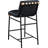 Upholstered Counter Stool with Metal Frame-420500126-463121243