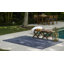 Tapis intérieur / extérieur bleu marine / beige Alberton-350840303