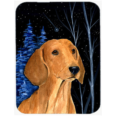 Red Barrel Studio® Bernadeta Dachshund Glass Cutting Board