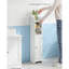 Engineered Wood Freestanding Linen Cabinet