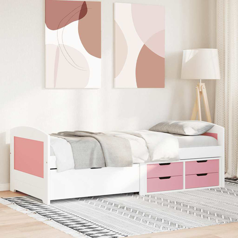 Daybed, White/Pink